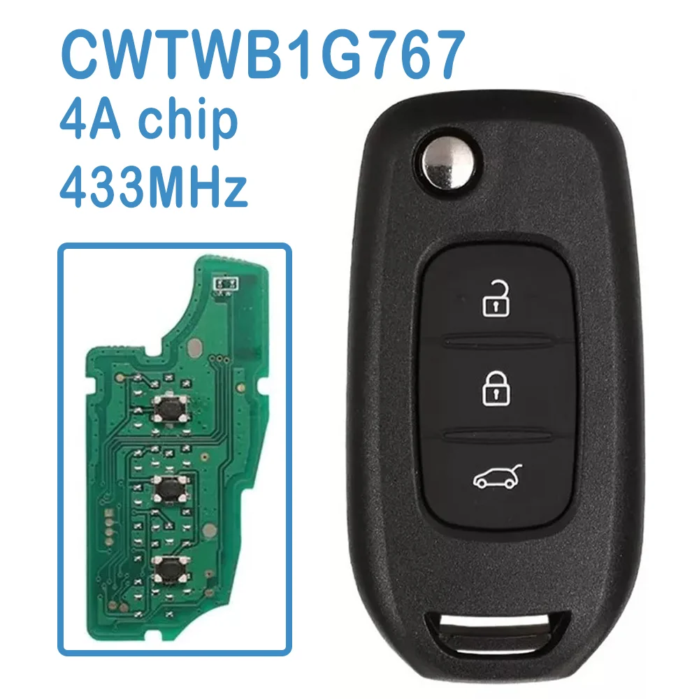 2 Pcs/lot CWTWB1G767 Auto Smart Remote FSK 433MHz 2+1B 4A Chip Replace Flip Car Smart Key For Renault Kadjar Captur Megane 3
2 Pcs/lot CWTWB1G767 Auto Smart Remote FSK 433MHz 2+1B 4A Chip Replace Flip Car Smart Key For Renault Kadjar Captur Megane 3