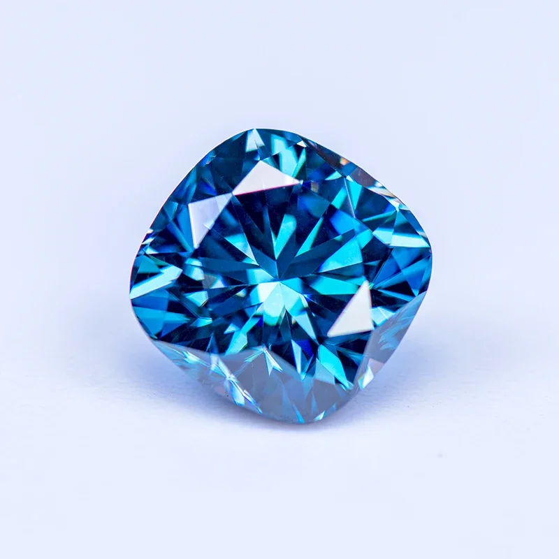 Moissanite Stone Sapphire Blue Color Cushion Cut Lab Lab Growth Diamond Test Passed Gemstone for Jewelry Making GRA Certificate
Moissanite Stone Sapphire Blue Color Cushion Cut Lab Lab Growth Diamond Test Passed Gemstone for Jewelry Making GRA Certificate