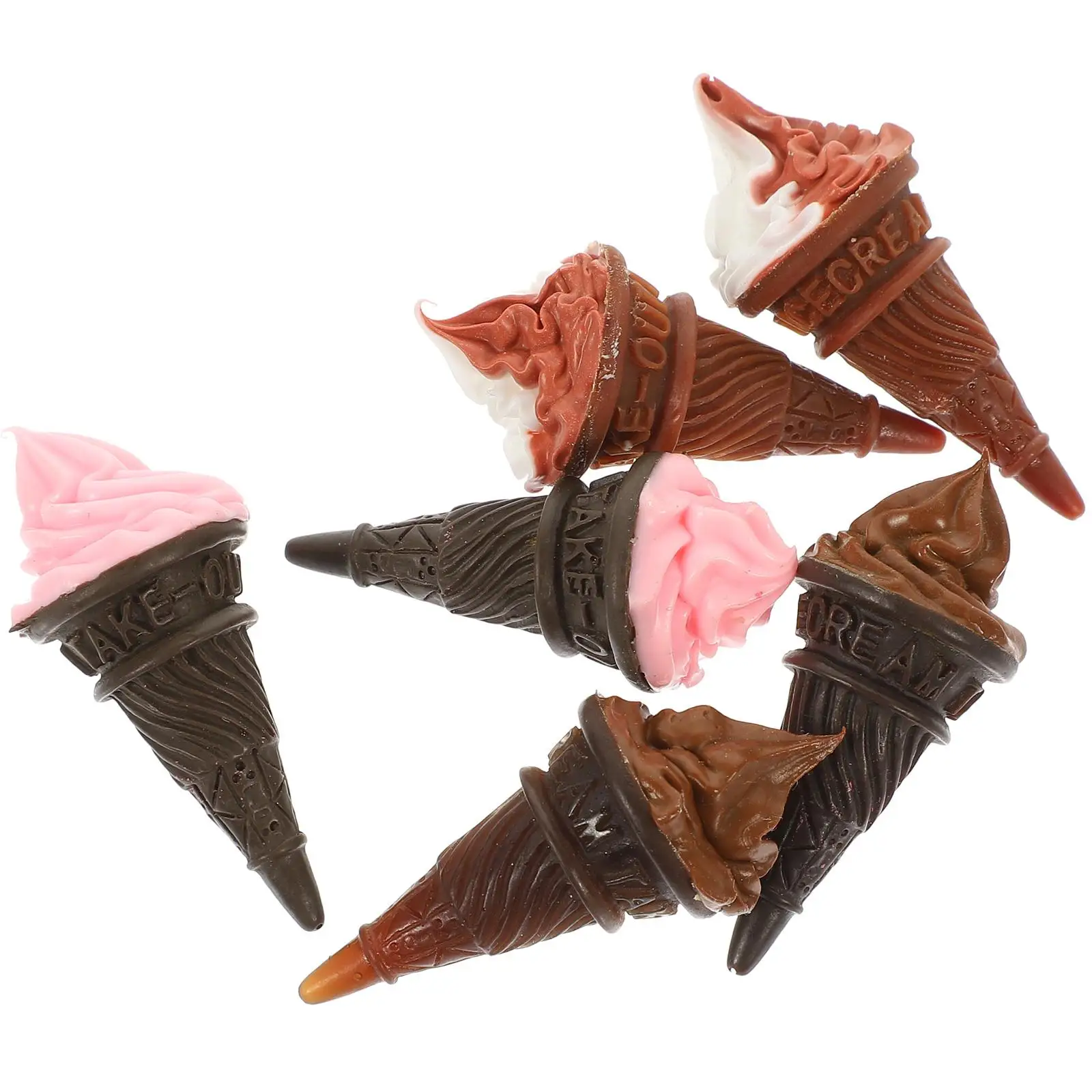 6 Pcs Dollhouse Ice Cream Gift for Mini Enthusiast Portable Adorable Tiny Accessories Cone Lovely Decor Resin Miniature Kawaii
6 Pcs Dollhouse Ice Cream Gift for Mini Enthusiast Portable Adorable Tiny Accessories Cone Lovely Decor Resin Miniature Kawaii