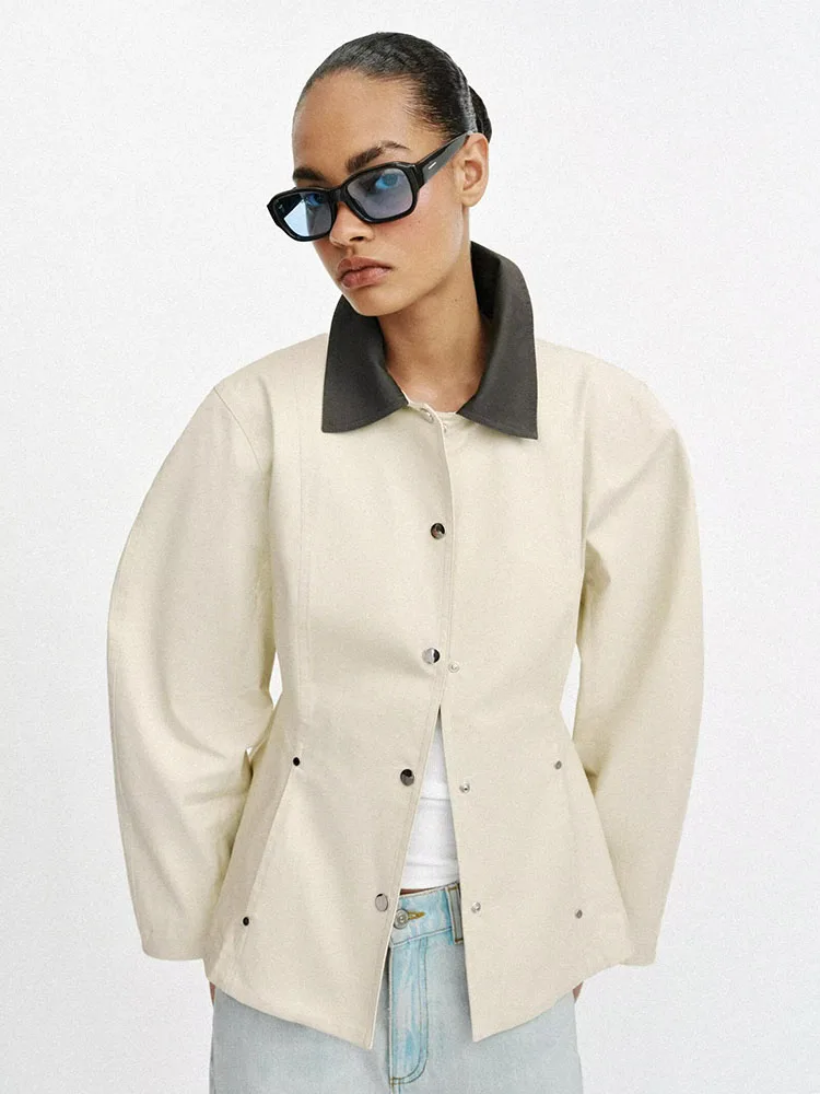 Fall 2026 New Women's Fashion Jacket Coat A-Line Hem Collar Color Block Versatile Short Outerwear Long Sleeve European Style
Fall 2026 New Women's Fashion Jacket Coat A-Line Hem Collar Color Block Versatile Short Outerwear Long Sleeve European Style