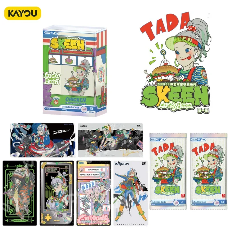 KAYOU SKEEN ZEENCHIN Artist Card Anime Cartoon Lucky Boom Collects Genuine Card Toy Ornaments for Children's Holiday Gifts
KAYOU SKEEN ZEENCHIN Artist Card Anime Cartoon Lucky Boom Collects Genuine Card Toy Ornaments for Children's Holiday Gifts