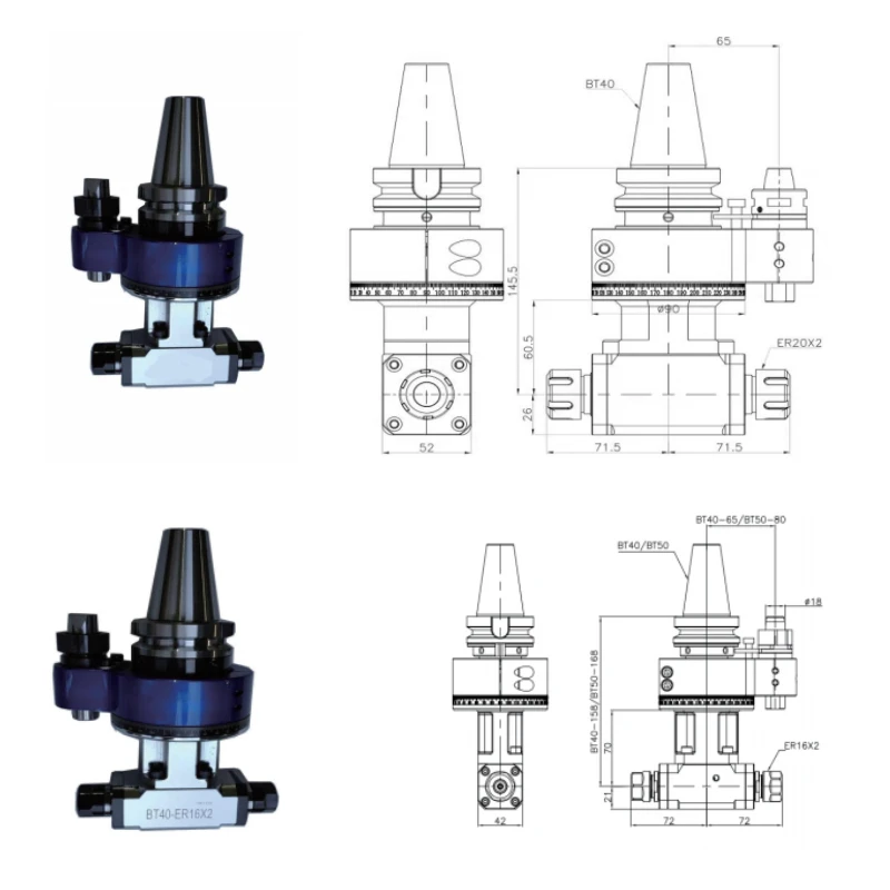 CNC 90 градусов Угловая головка AG90 ER16 ER20 ER32 двойная головка Угловая головка
CNC 90 градусов Угловая головка AG90 ER16 ER20 ER32 двойная головка Угловая головка