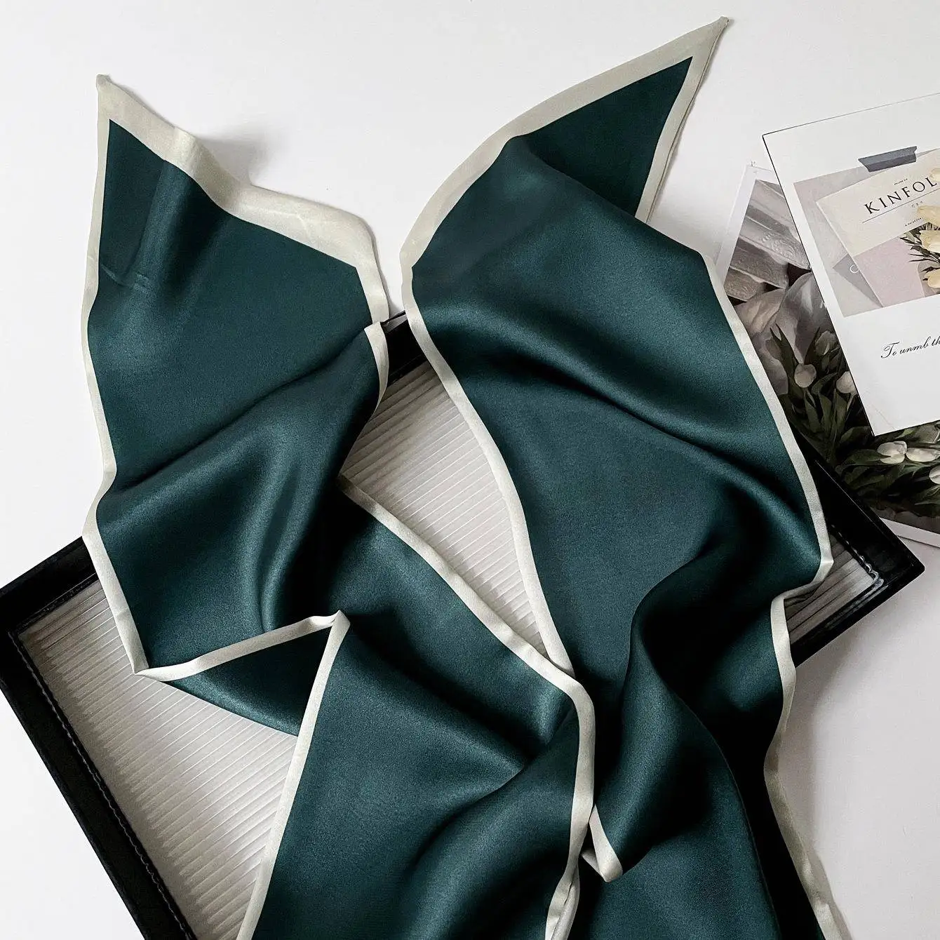 New Pure Color Silk Scarf Women's Necktie Belt Spring Summer Satin Surface Knot Bag Cross-border Fashion Accessories
New Pure Color Silk Scarf Women's Necktie Belt Spring Summer Satin Surface Knot Bag Cross-border Fashion Accessories