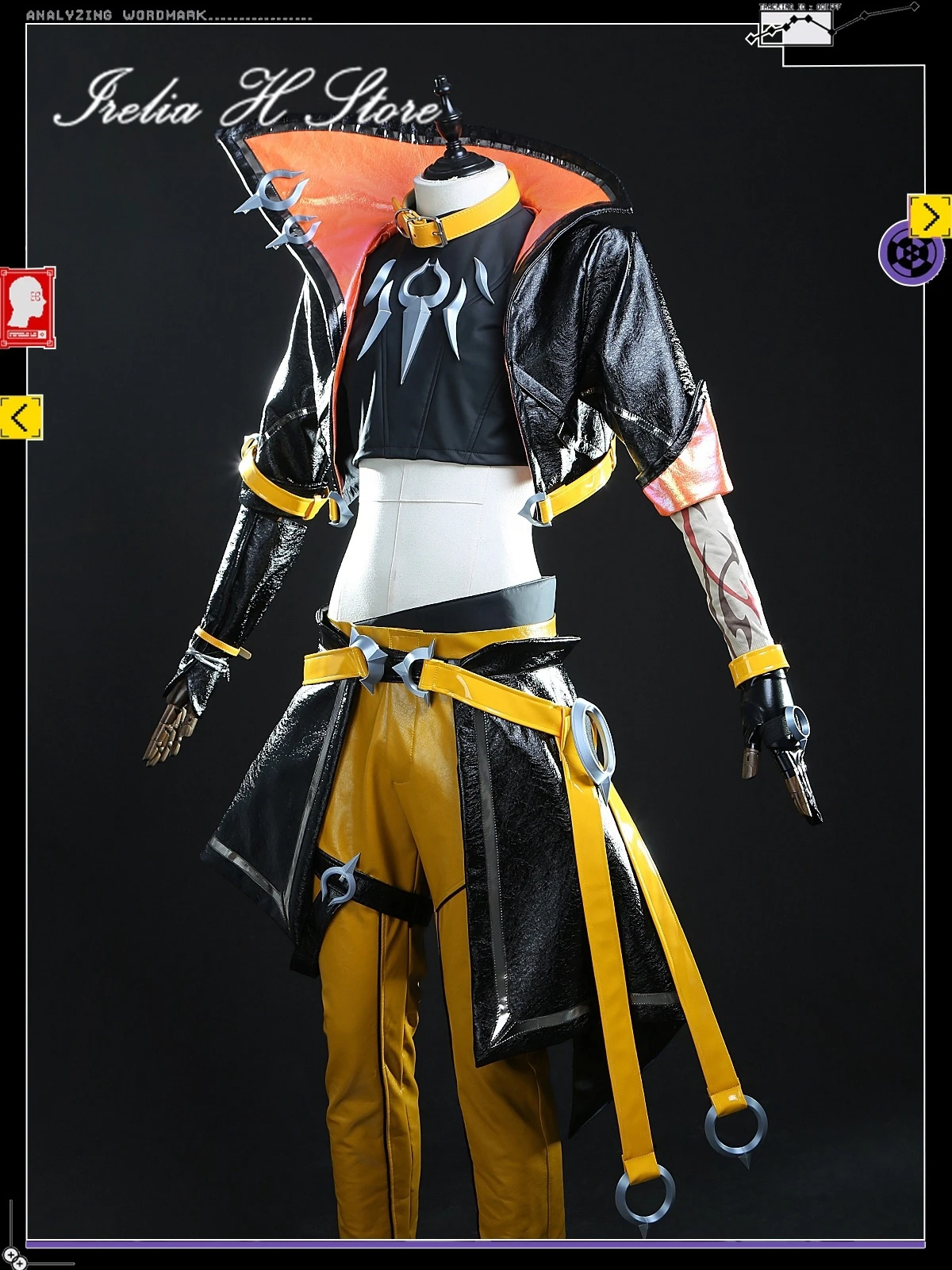 Irelia H Kayn from LOL HEARTSTEEL Kayn Cosplay Costume for men Game Kayn fashion black shirt skirt pants Halloween Costumes
Irelia H Kayn from LOL HEARTSTEEL Kayn Cosplay Costume for men Game Kayn fashion black shirt skirt pants Halloween Costumes