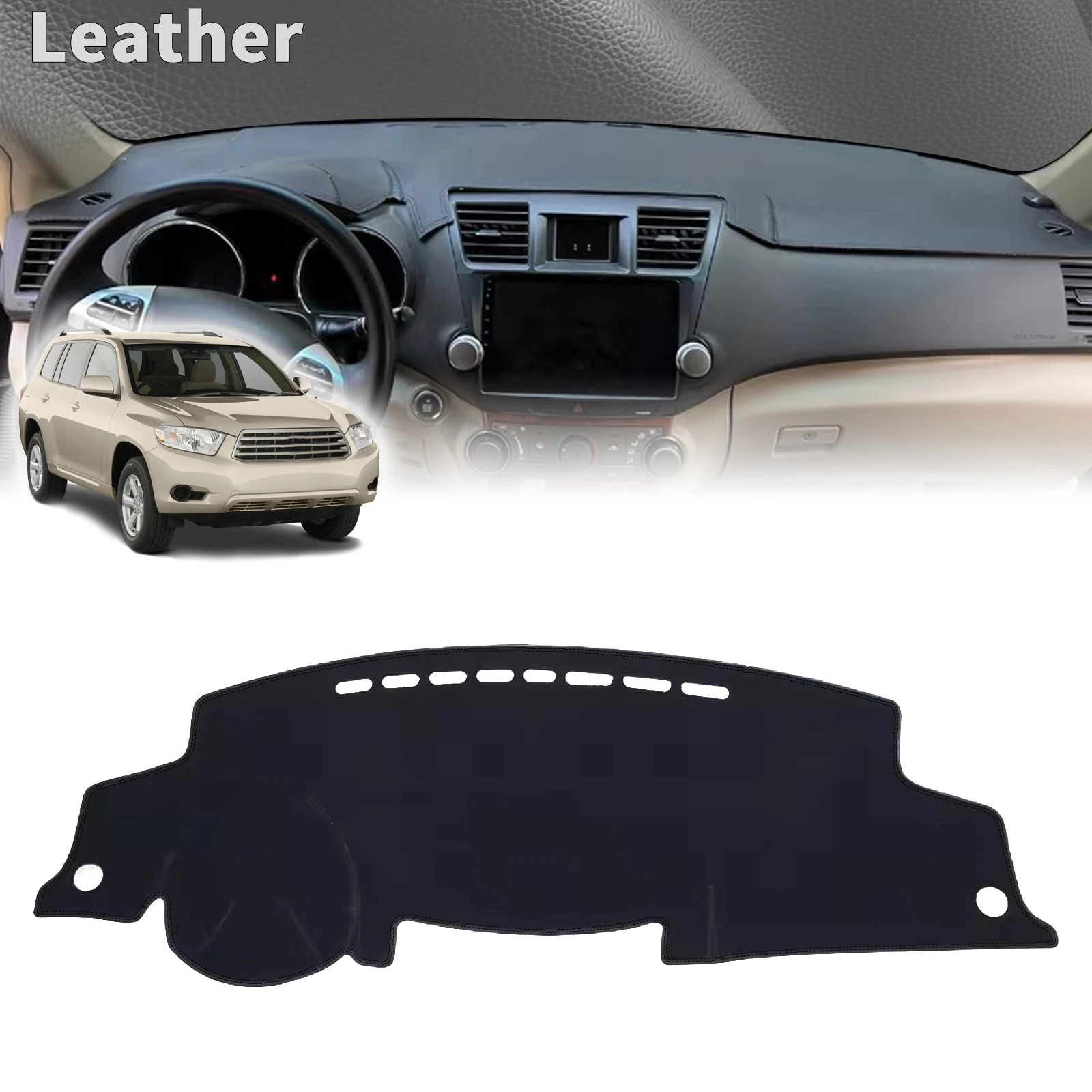 for Toyota Highlander Kluger 2008-2012 2013 Car Dashboard Cover Dashmat Non‑Slip Protective Dash Mat Pad Auto Accessories
for Toyota Highlander Kluger 2008-2012 2013 Car Dashboard Cover Dashmat Non‑Slip Protective Dash Mat Pad Auto Accessories