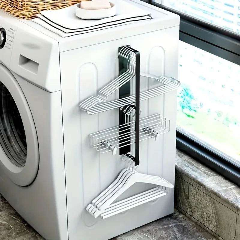 Magnetic Clothes Rack, Storage Rack, Washing Machine, Side Space Saving, Wall Mounted Towel Rack for Increased Storage Space
Magnetic Clothes Rack, Storage Rack, Washing Machine, Side Space Saving, Wall Mounted Towel Rack for Increased Storage Space