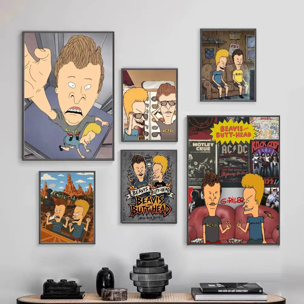 Funny B-Beavis and BUTT-HEAD Poster HD Quality Wall Art Retro Posters For Home Room Wall Decor Self Adhesive
Funny B-Beavis and BUTT-HEAD Poster HD Quality Wall Art Retro Posters For Home Room Wall Decor Self Adhesive