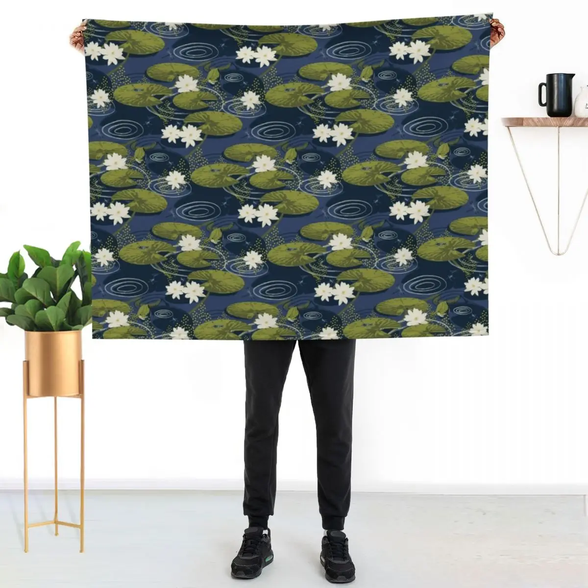 Lily Pond - Darker Throw Blanket Stylish Warm Blanket for Living Room Bedroom
Lily Pond - Darker Throw Blanket Stylish Warm Blanket for Living Room Bedroom