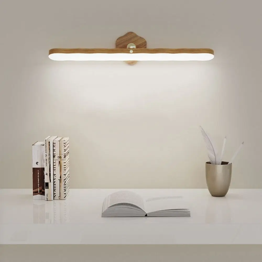 360°Rotatable LED Wood Night Light Touch Switch Adjustable Brightness Mirror Fill Light USB Charge Removable Magnetic Wall Lamp
360°Rotatable LED Wood Night Light Touch Switch Adjustable Brightness Mirror Fill Light USB Charge Removable Magnetic Wall Lamp