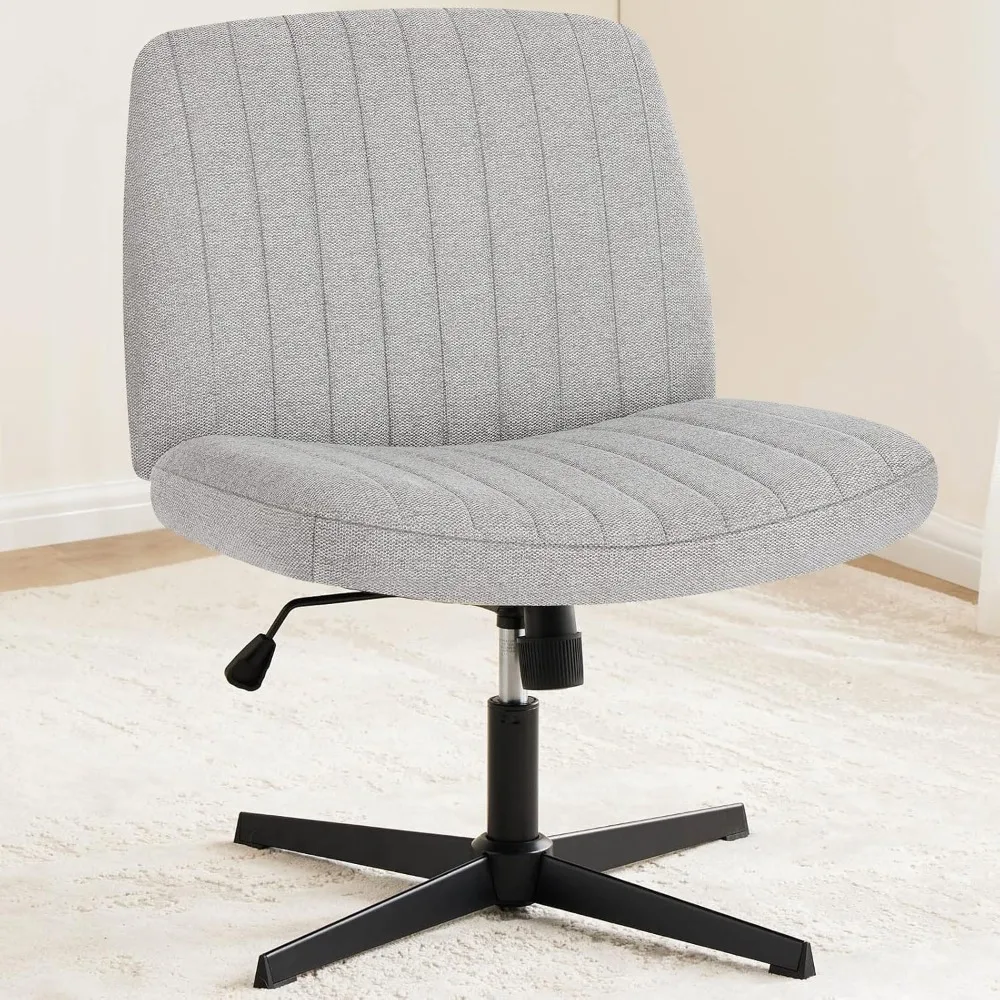 Criss Cross Legged Chairs Armless No Wheels Wide Seat Height Adjustable Swivel Padded PU Leather Home Office Desk Seating
Criss Cross Legged Chairs Armless No Wheels Wide Seat Height Adjustable Swivel Padded PU Leather Home Office Desk Seating