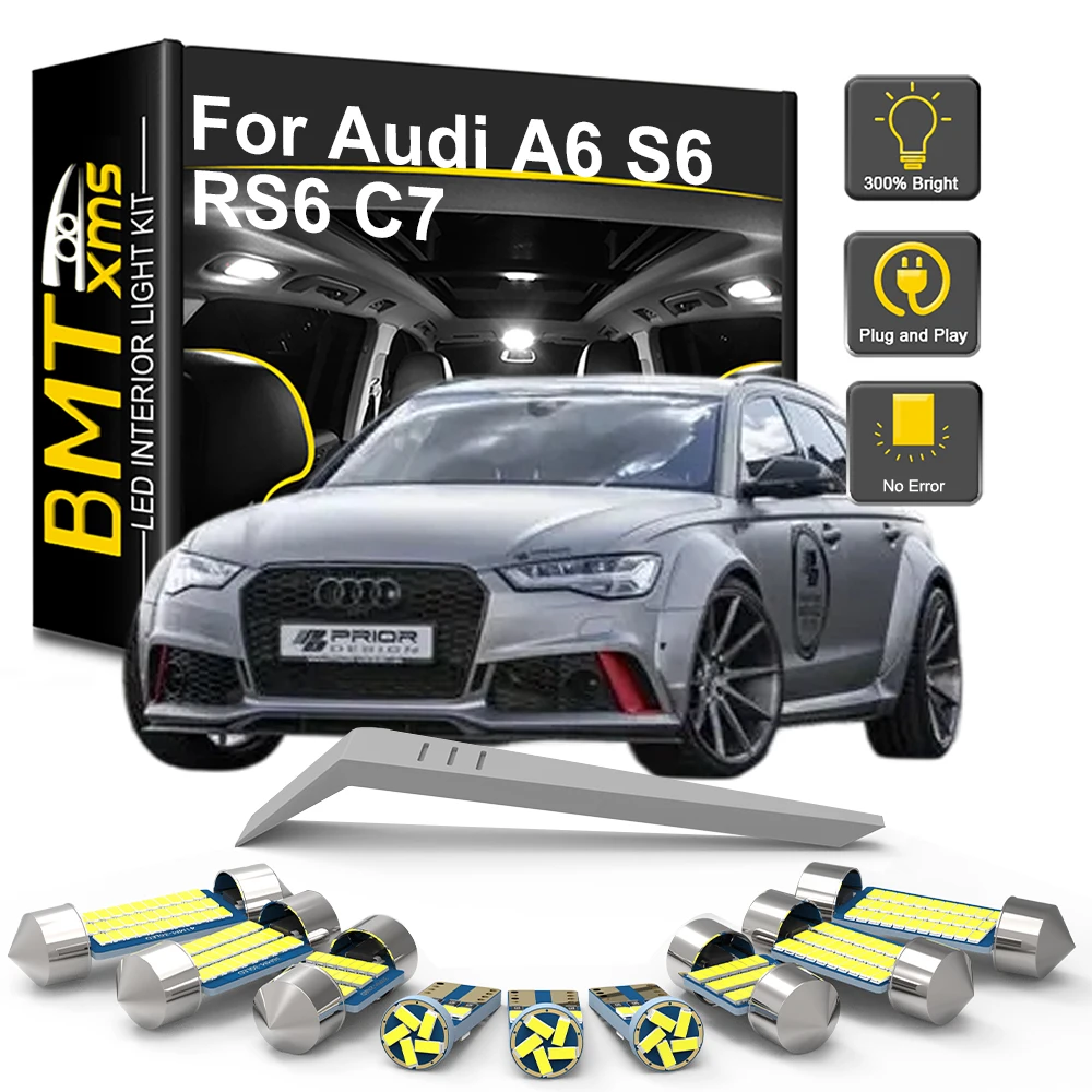 5/11/17PCS LED Interior Light Bulb Kit For Audi A6 S6 RS6 C7 Sedan Avant Car Dome Trunk Lamp Canbus,Map Dome Reading Trunk Light
5/11/17PCS LED Interior Light Bulb Kit For Audi A6 S6 RS6 C7 Sedan Avant Car Dome Trunk Lamp Canbus,Map Dome Reading Trunk Light