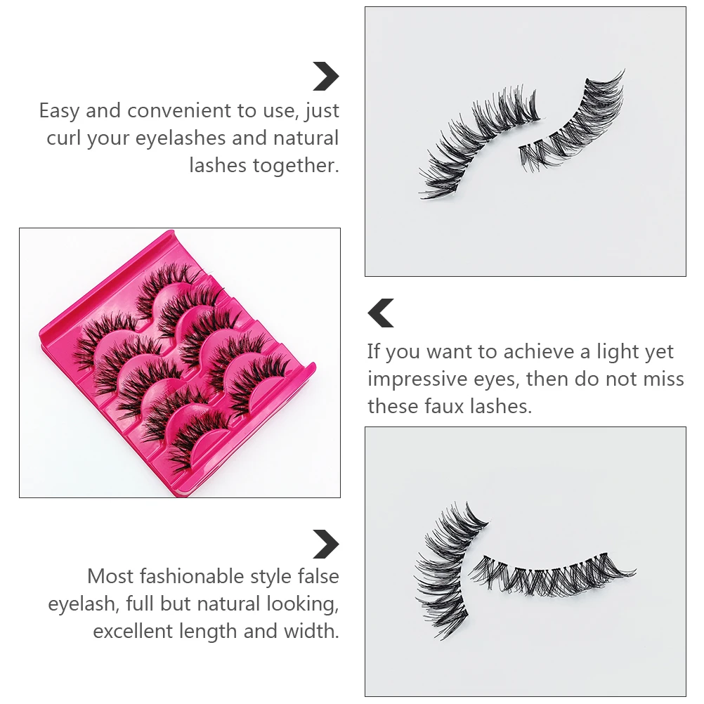 15 Pairs Fake Eyelashes Clusters Natural Faux Extensions Kit Magnetic False Black
15 Pairs Fake Eyelashes Clusters Natural Faux Extensions Kit Magnetic False Black
