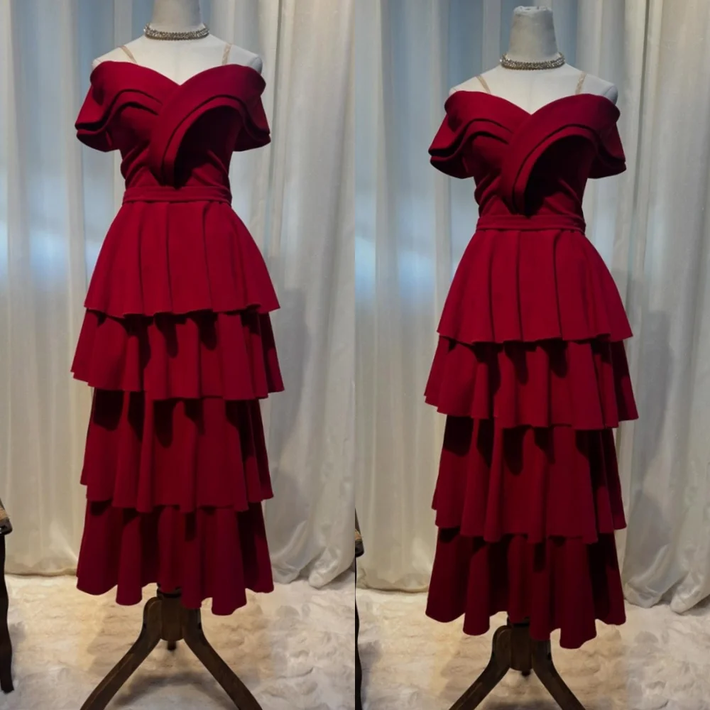 Customized Delicate Rose red Jersey Evening Dress Classic Sweetheart Off the Shoulder Homecoming Dress Special Occasion Gowns
Customized Delicate Rose red Jersey Evening Dress Classic Sweetheart Off the Shoulder Homecoming Dress Special Occasion Gowns