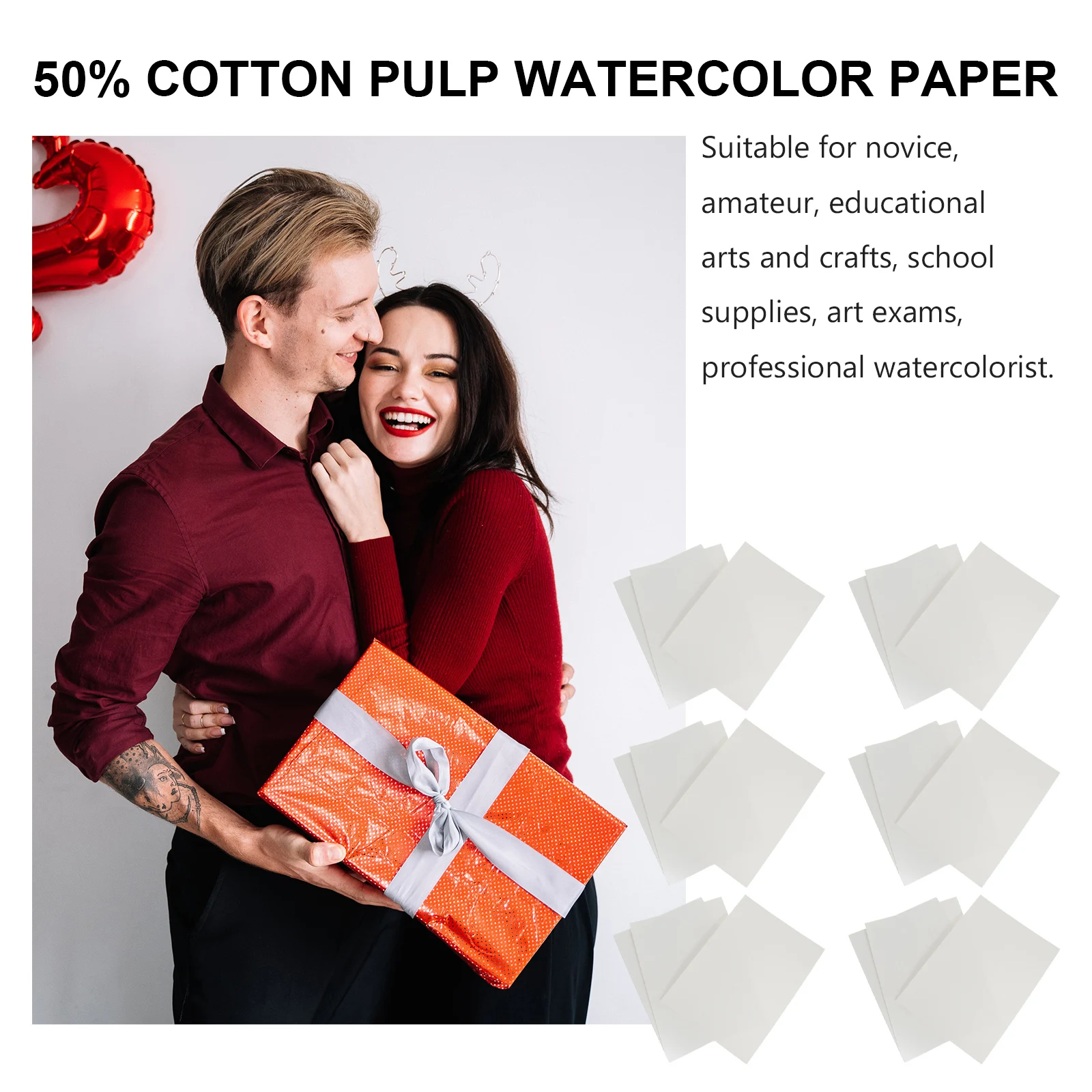 20 Sheets Watercolor Paper Bulk Art for Coloring Painting Hot Press Mineral Child
20 Sheets Watercolor Paper Bulk Art for Coloring Painting Hot Press Mineral Child