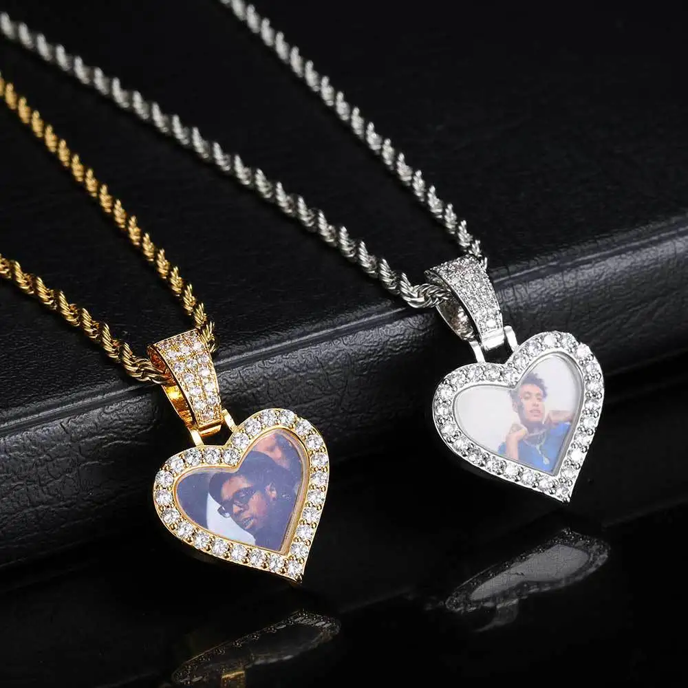 2pcs/ Bag Hip Hop Mini Heart Photo Pendant DIY Picture Frame Memory Sublimation Necklace
2pcs/ Bag Hip Hop Mini Heart Photo Pendant DIY Picture Frame Memory Sublimation Necklace