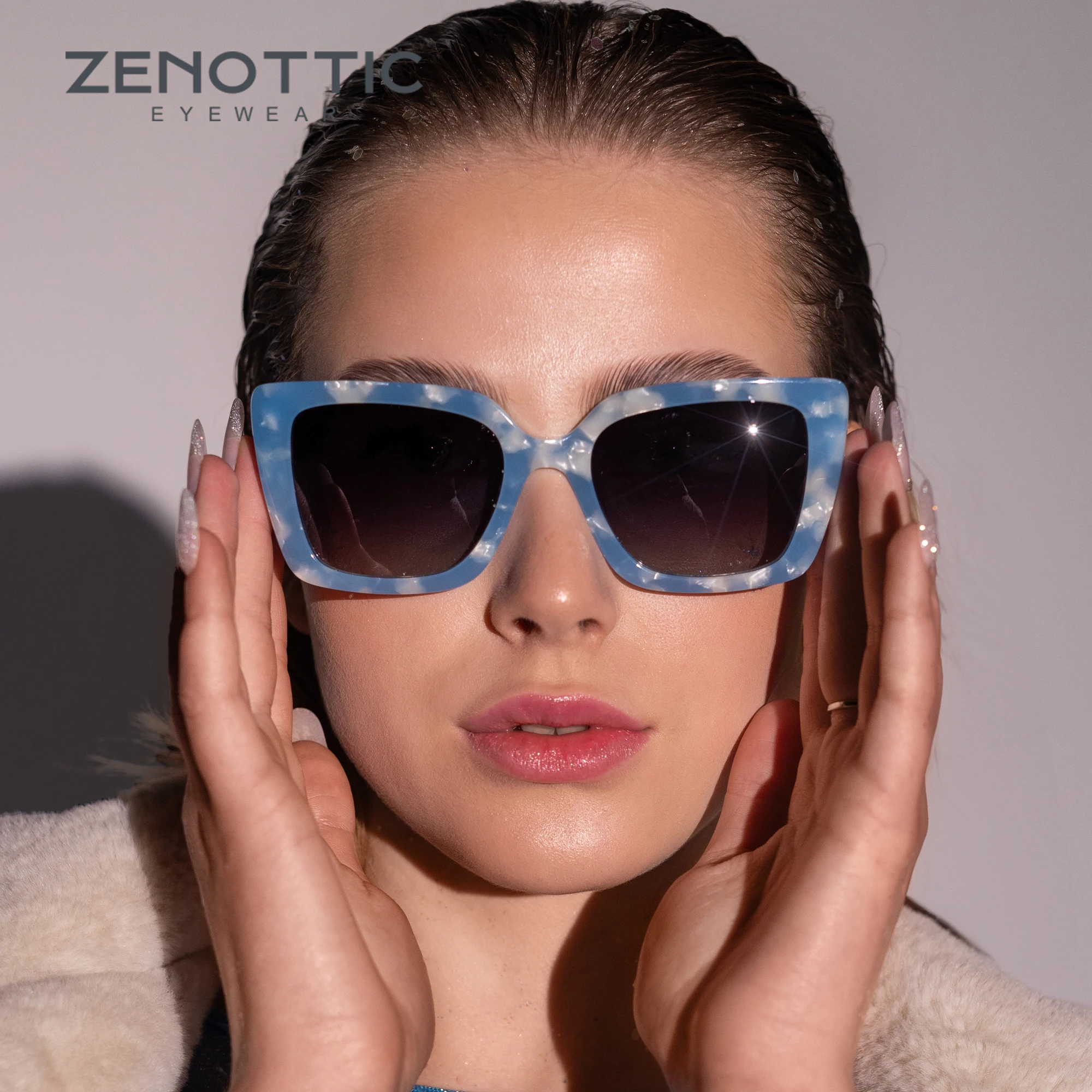 ZENOTTIC Women's Fashion Square Polarized Sunglasses Thick Frame UV400 Protection Acetate Sun Glasses Ideal Shopping Gift
ZENOTTIC Women's Fashion Square Polarized Sunglasses Thick Frame UV400 Protection Acetate Sun Glasses Ideal Shopping Gift