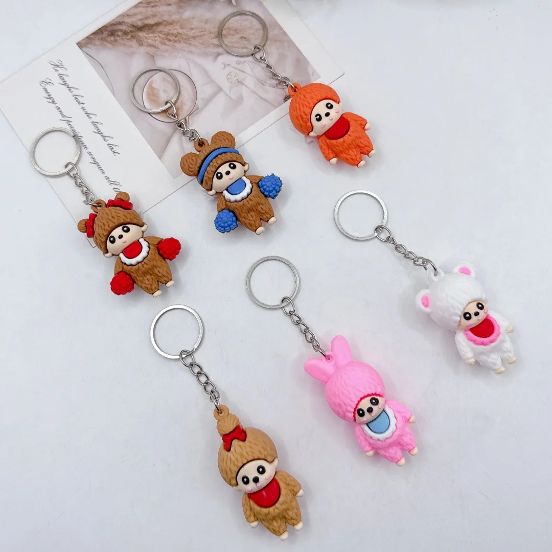 for Monchhichi Keychain Doll Keychain Bag Decoration Couple Keyring Car Key Holder
for Monchhichi Keychain Doll Keychain Bag Decoration Couple Keyring Car Key Holder