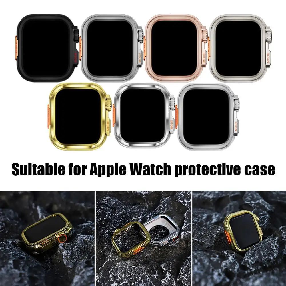 42-49MM Smartwatch Protective Case For Apple Watch 4-9 Generation Electroplated Multi-color Second Change SPORT Metal Case
42-49MM Smartwatch Protective Case For Apple Watch 4-9 Generation Electroplated Multi-color Second Change SPORT Metal Case 