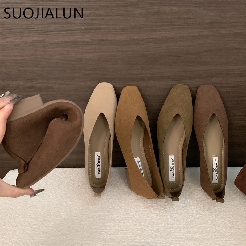 SUOJIALUN Spring Women Flat Shoes Fashion Round Toe Shallow Slip On Ladies Elegant Boat Shoes Soft Flat Heel Outdoor Single Shoe
SUOJIALUN Spring Women Flat Shoes Fashion Round Toe Shallow Slip On Ladies Elegant Boat Shoes Soft Flat Heel Outdoor Single Shoe
