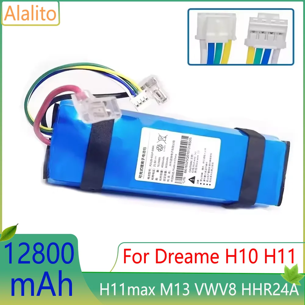 NEW 21.6V 100% Original 12800mAh for Dream H10 H11 H12 H11MAX M13 H12S VWV8 HHR24A Floor Scrubber Rechargeable Battery
NEW 21.6V 100% Original 12800mAh for Dream H10 H11 H12 H11MAX M13 H12S VWV8 HHR24A Floor Scrubber Rechargeable Battery