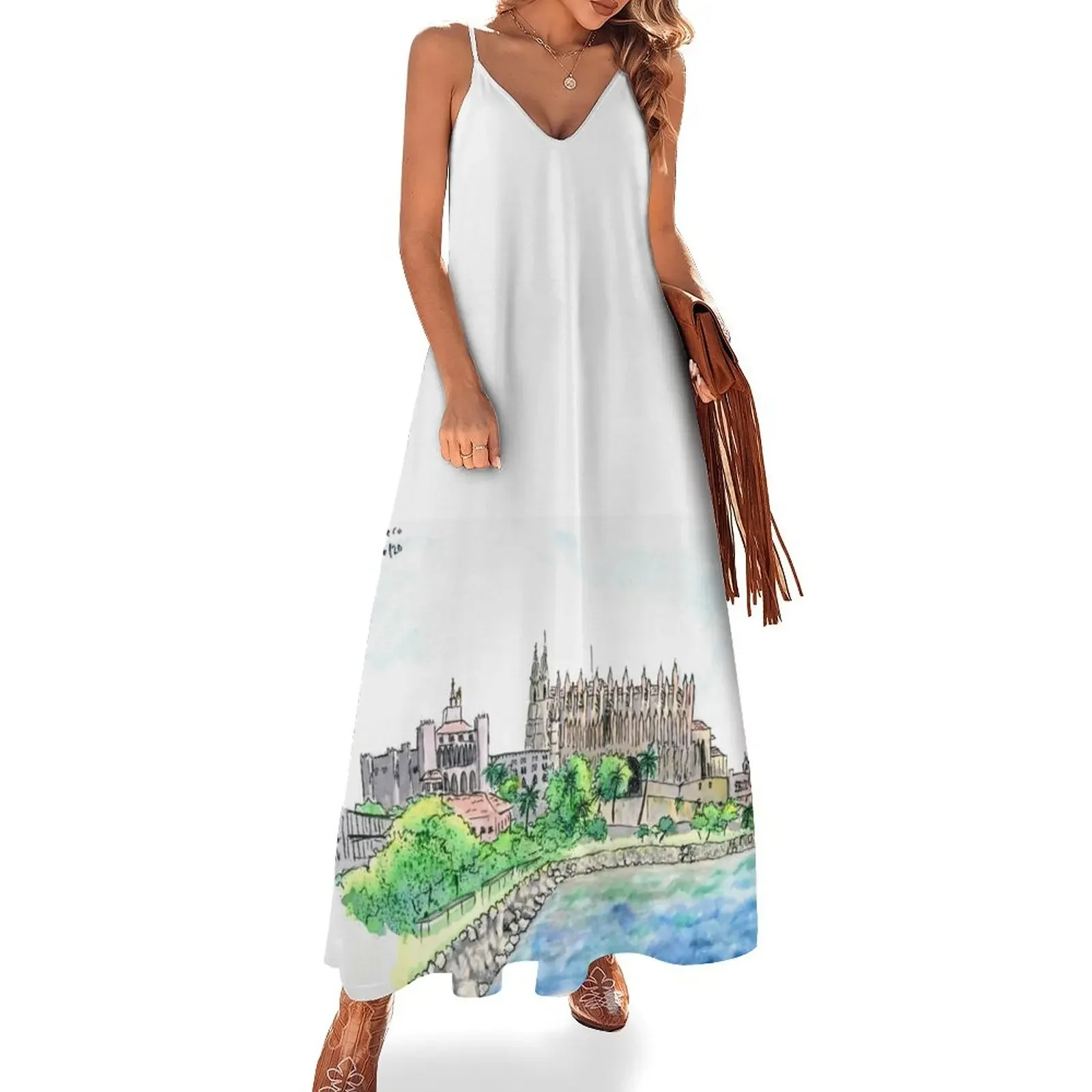 Palma Cathedral & Almudaina Sleeveless Dress chic and elegant evening dress Dance dresses
Palma Cathedral & Almudaina Sleeveless Dress chic and elegant evening dress Dance dresses