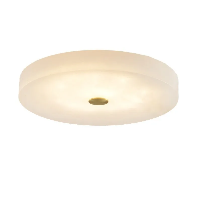 Spanish marble living room ceiling light modern simple all copper aisle balcony study
Spanish marble living room ceiling light modern simple all copper aisle balcony study