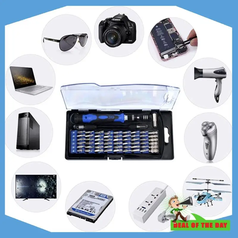 New Arrival Multifunctional Screwdriver Portable Cloth 80-In-1 DIY Disassembly Mobile Phone Computer Maintenance Tool Batch Set
New Arrival Multifunctional Screwdriver Portable Cloth 80-In-1 DIY Disassembly Mobile Phone Computer Maintenance Tool Batch Set