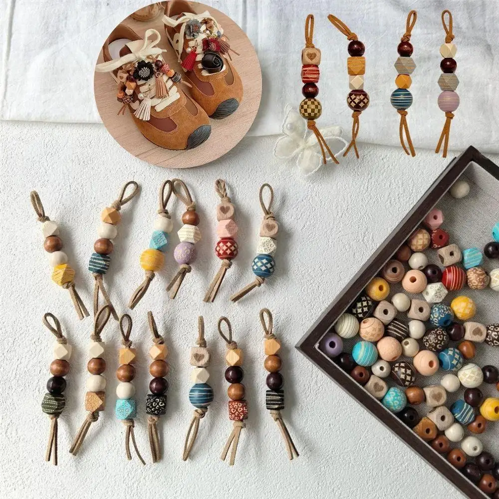 Fashion Wooden Bead Shoe Laces Charms For Sneakers Coffee Beaded Decorative Shoe Buckle New Decorative Shoe Charm Accessories
Fashion Wooden Bead Shoe Laces Charms For Sneakers Coffee Beaded Decorative Shoe Buckle New Decorative Shoe Charm Accessories