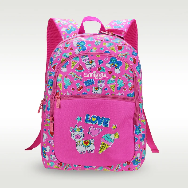 Australian original Smiggle hot-selling children's and girls schoolbag rose red ice cream big schoolbag cute backpack 16 inches
Australian original Smiggle hot-selling children's and girls schoolbag rose red ice cream big schoolbag cute backpack 16 inches