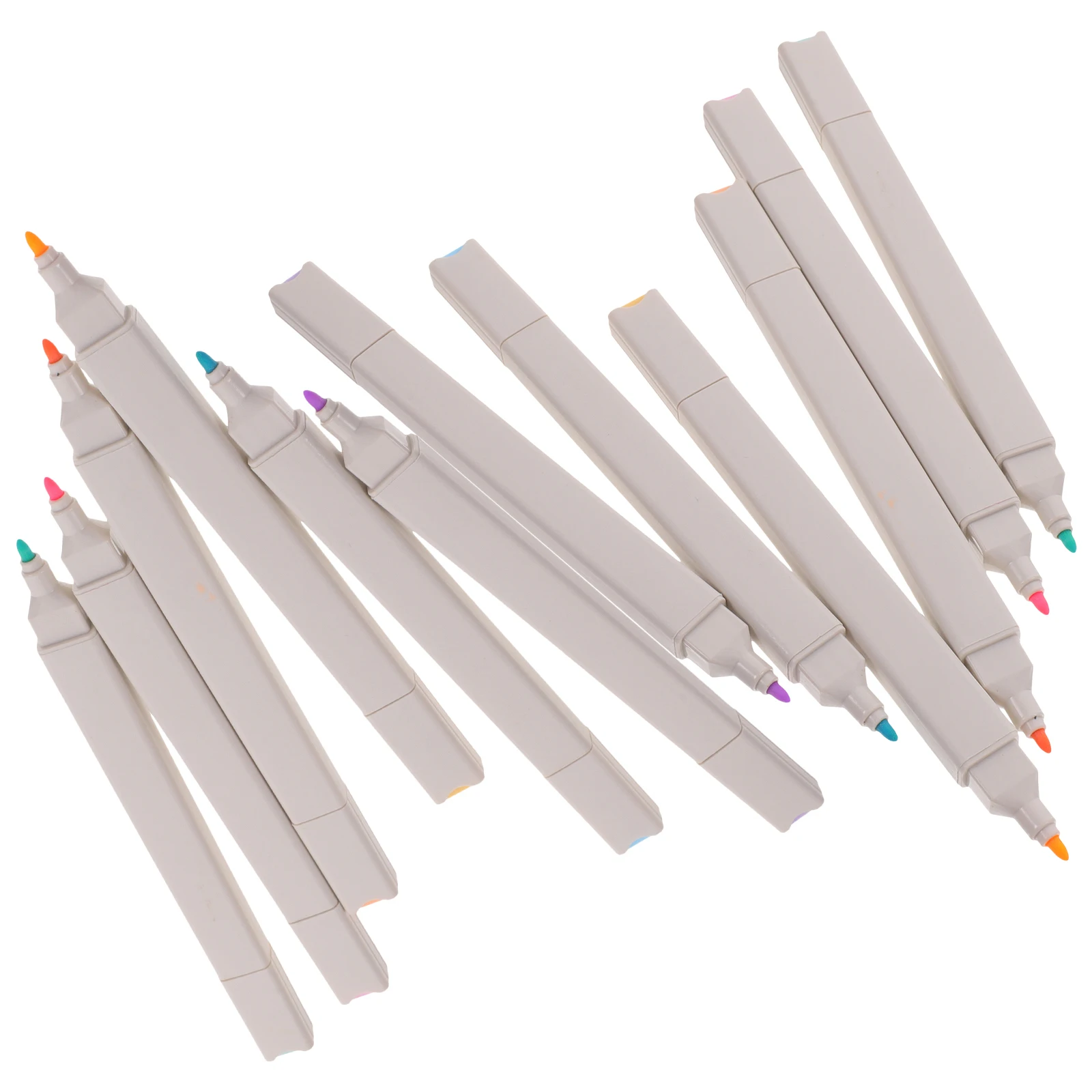 12Pcs Portable Highlighter Pens School Supply Smooth Writing No Peculiar Smell Marking Pen Compact Book Marker
12Pcs Portable Highlighter Pens School Supply Smooth Writing No Peculiar Smell Marking Pen Compact Book Marker