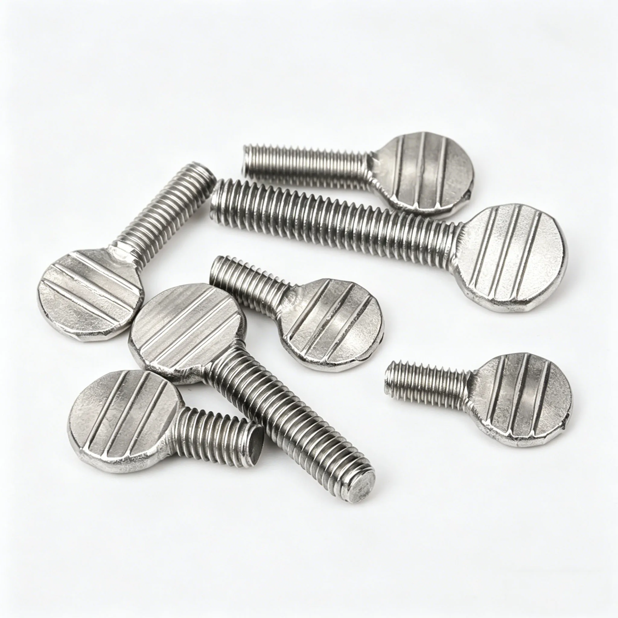1/4-20 5/16-18 UNC M4-M10 Thumb Screws A2 Stainless Steel Hand-Tighten Coarse Thread Adjustment Screws
1/4-20 5/16-18 UNC M4-M10 Thumb Screws A2 Stainless Steel Hand-Tighten Coarse Thread Adjustment Screws