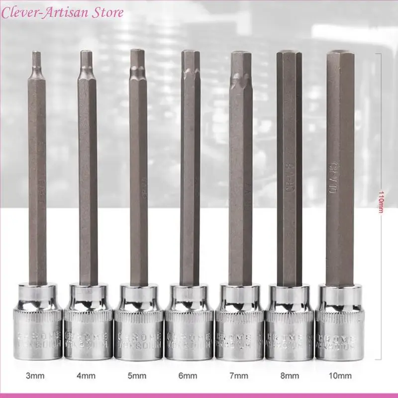 E06b 3/8 ”метрика привода для дополнительных длинных Allen/Torx Bit Set Set Set Setre 3 мм 10 мм
E06b 3/8 ”метрика привода для дополнительных длинных Allen/Torx Bit Set Set Set Setre 3 мм 10 мм