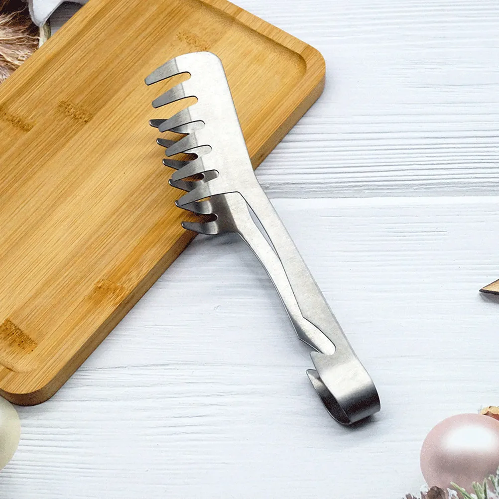Stainless Steel Food Tong Multi-Functional Buffet Dessert Clip Kitchen Bread Picking Clamp for Cooking Serving Food
Stainless Steel Food Tong Multi-Functional Buffet Dessert Clip Kitchen Bread Picking Clamp for Cooking Serving Food