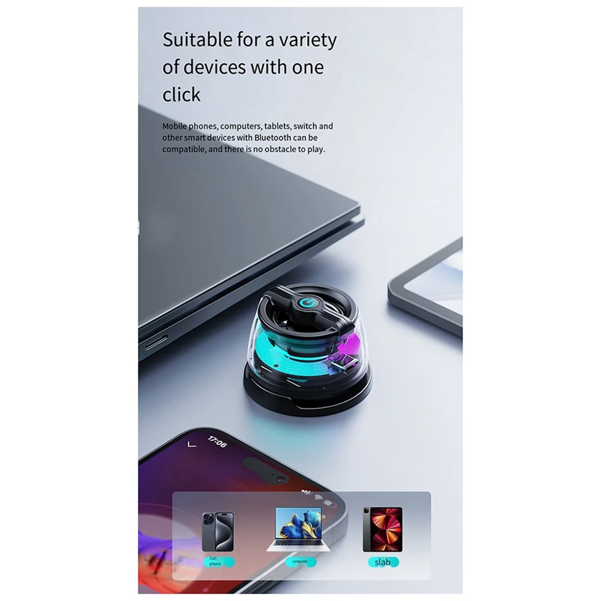 Bracelet Bluetooth Speaker Bracelet Bluetooth Speaker RGB Magnetic Phone Holder Bluetooth Speaker
Bracelet Bluetooth Speaker Bracelet Bluetooth Speaker RGB Magnetic Phone Holder Bluetooth Speaker