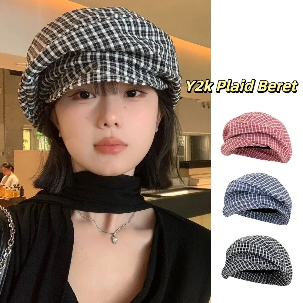 Fashion Vintage Y2k Plaid Beret Cloud Japanese Octagonal Cap Artist Soft Brim Newsboy Cap Outdoor
Fashion Vintage Y2k Plaid Beret Cloud Japanese Octagonal Cap Artist Soft Brim Newsboy Cap Outdoor