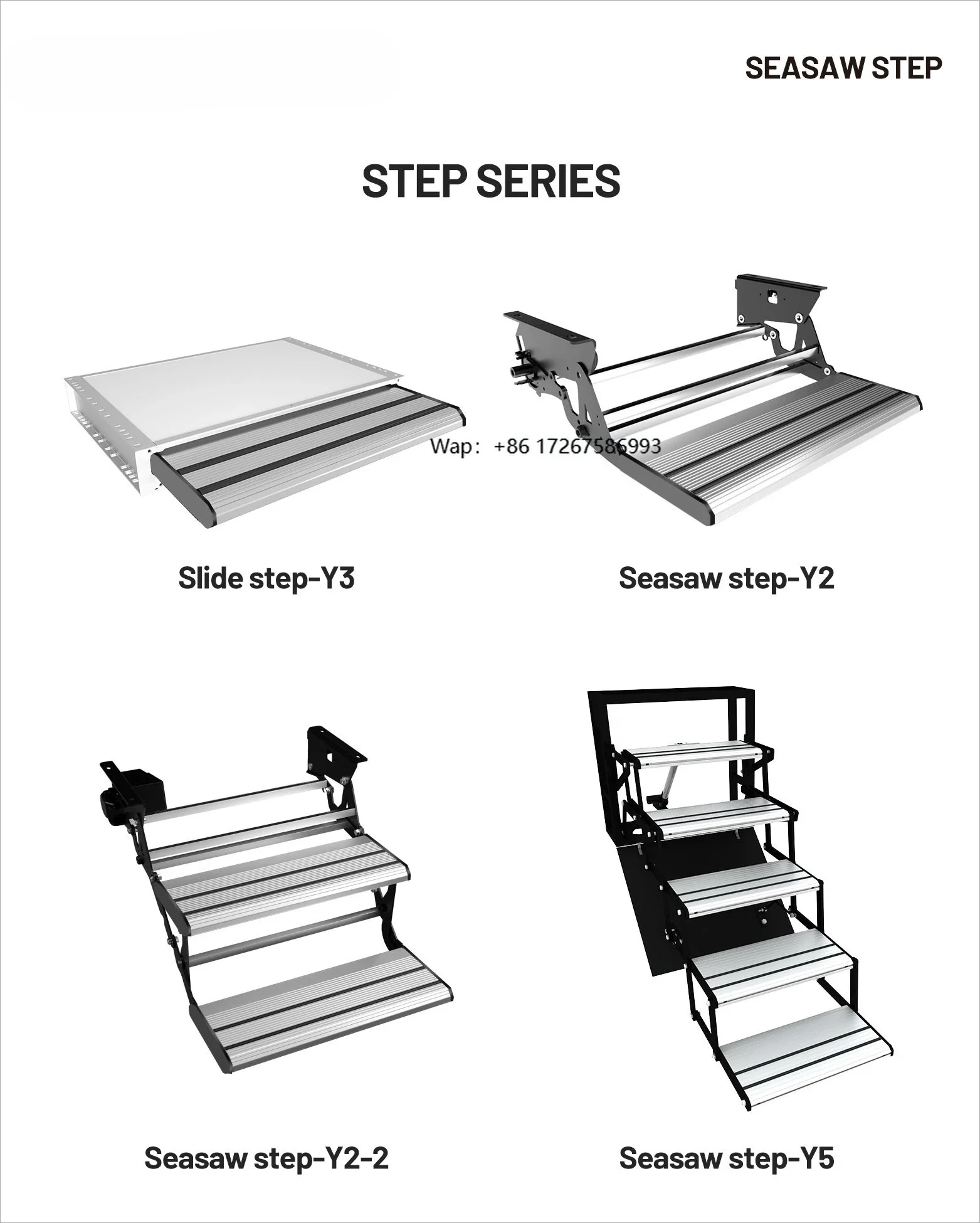 Aluminum Motorized RV Step Double Step with 200KG Load Capacity for Motorhome Camper Van Conversion
Aluminum Motorized RV Step Double Step with 200KG Load Capacity for Motorhome Camper Van Conversion