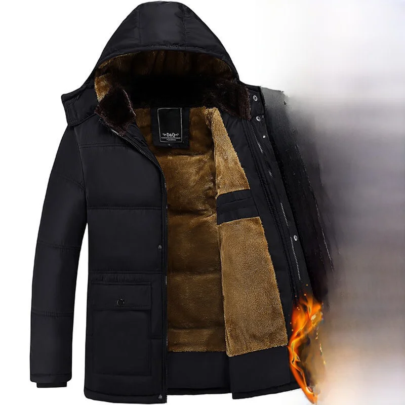 Thiened Fce Cotton Jaet for Men Winter Warm Anti-Cold Coat Busin Casual Sle Mid-Length Loose Fit with Multiple Po...
Thiened Fce Cotton Jaet for Men Winter Warm Anti-Cold Coat Busin Casual Sle Mid-Length Loose Fit with Multiple Po...