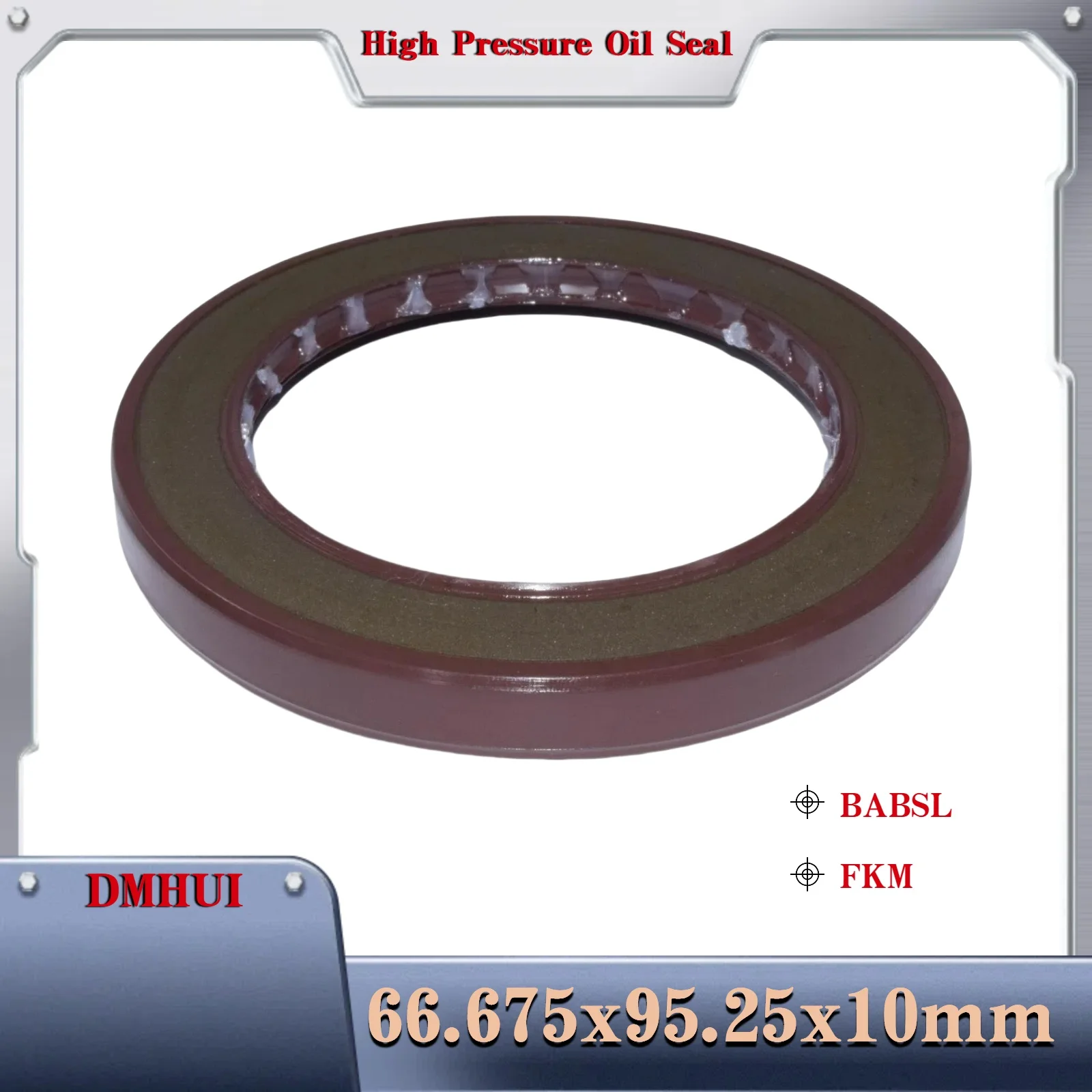 DMHUI, High Pressure Oil Seal Model 66.675×95.25×10 For Hydraulic Pump/Motor Rotary Shaft Sealing 66.675X95.25X10
DMHUI, High Pressure Oil Seal Model 66.675×95.25×10 For Hydraulic Pump/Motor Rotary Shaft Sealing 66.675X95.25X10