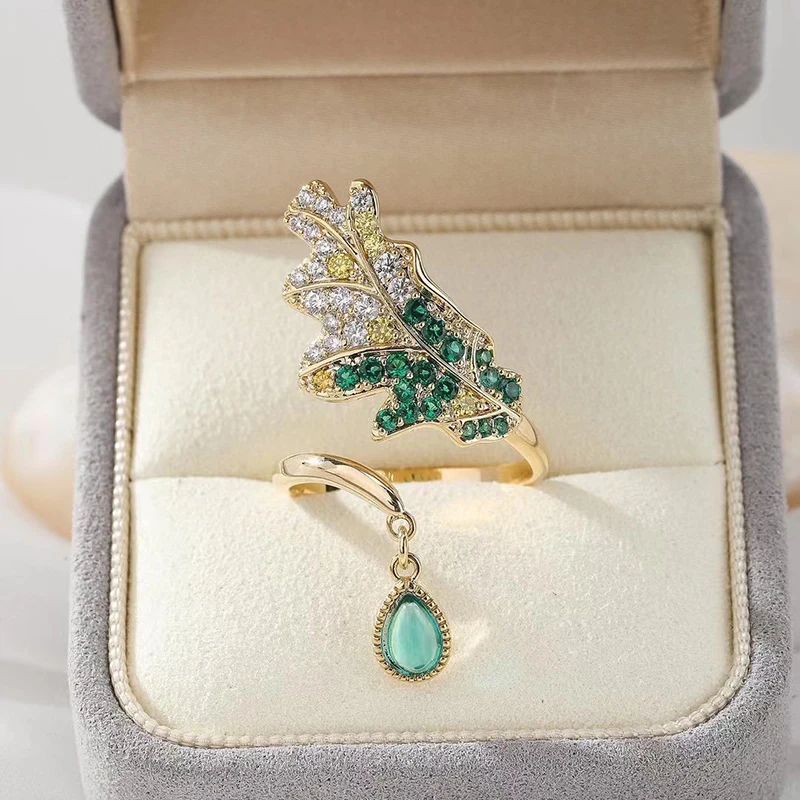SENYU Beautiful Curved Leaves Open Ring Pave AAA CZ Stone Fashion Brazil Wedding Jewelry Luxury Nigeria Gift
SENYU Beautiful Curved Leaves Open Ring Pave AAA CZ Stone Fashion Brazil Wedding Jewelry Luxury Nigeria Gift