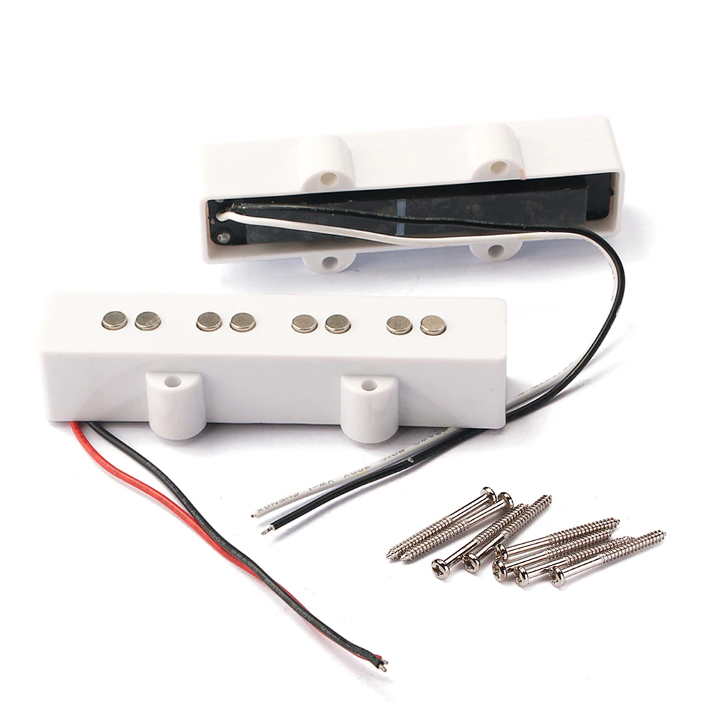 4 String Electric Bass Pickups Bridge Neck Pickups Set for Jazz JB Bass Guitar Open Style Guitar Parts and Accessories GMB09
4 String Electric Bass Pickups Bridge Neck Pickups Set for Jazz JB Bass Guitar Open Style Guitar Parts and Accessories GMB09