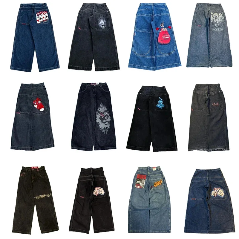 Мужские джинсы с вышивкой в стиле Харадзюку JNCO Y2K, джинсовые брюки в стиле хип-хоп Ретро, уличная одежда, повседневные мешковатые широкие брюки с высокой талией, новинка
Мужские джинсы с вышивкой в стиле Харадзюку JNCO Y2K, джинсовые брюки в стиле хип-хоп Ретро, уличная одежда, повседневные мешковатые широкие брюки с высокой талией, новинка