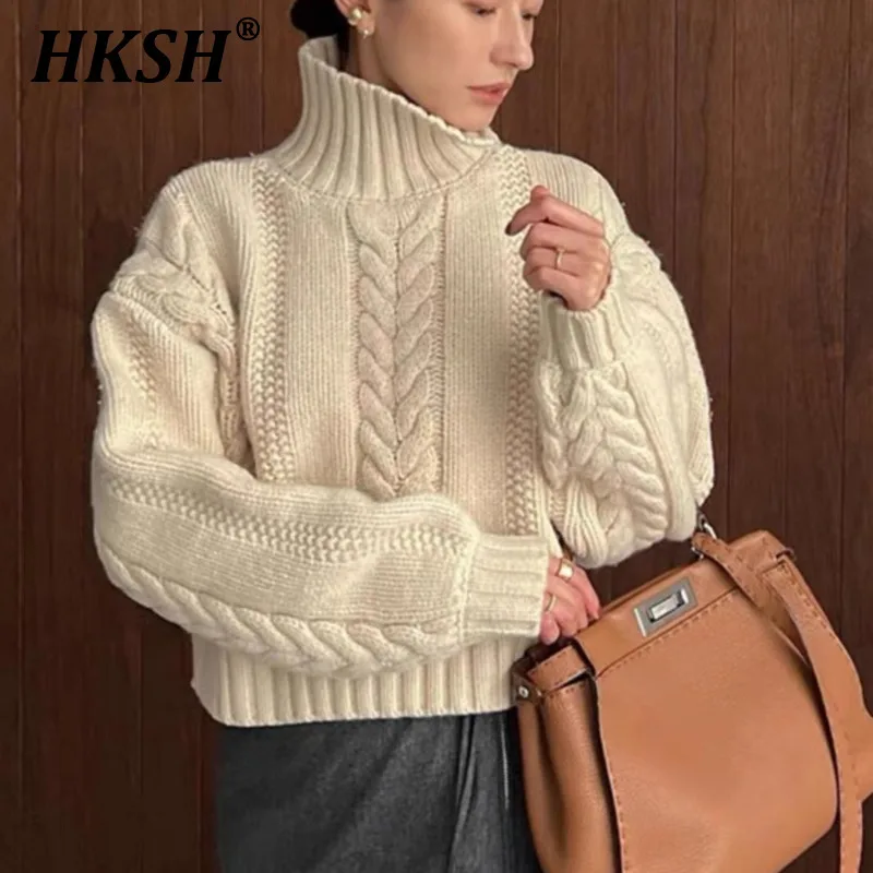 HKSH 2024, осенне-зимний новый женский шерстяной свитер, 3D шерстяной тестовой свитер, водолазка, вязаный пуловер, шикарный топ HK3042
HKSH 2024, осенне-зимний новый женский шерстяной свитер, 3D шерстяной тестовой свитер, водолазка, вязаный пуловер, шикарный топ HK3042