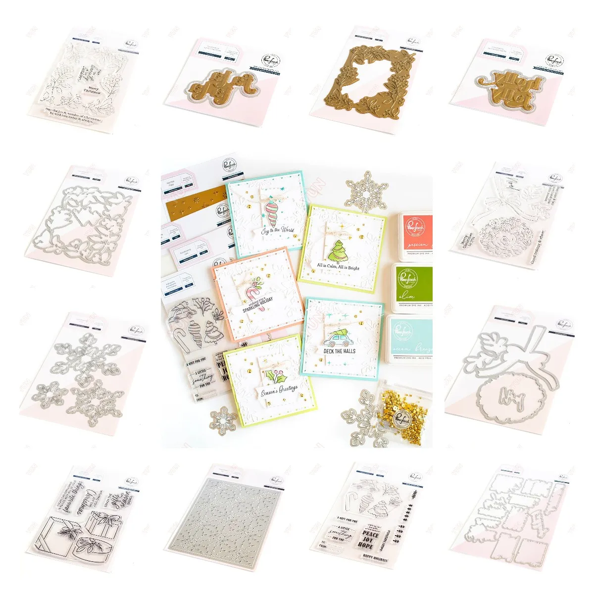 Basic Banners Christmas Large Snowflakes Die Holly Jolly Hot Foil Metal Cutting Dies Stamps Stencil Set DIY Scrapbook Decoration
Basic Banners Christmas Large Snowflakes Die Holly Jolly Hot Foil Metal Cutting Dies Stamps Stencil Set DIY Scrapbook Decoration