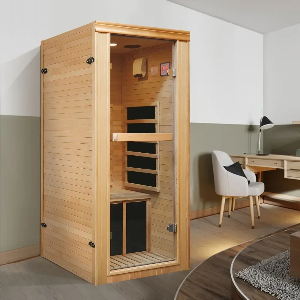 Single Person Far-infrared Sauna Room, Person Spa, Equipped with Bluetooth Music Player, Infrared Sauna Room Indoor Saunas
Single Person Far-infrared Sauna Room, Person Spa, Equipped with Bluetooth Music Player, Infrared Sauna Room Indoor Saunas