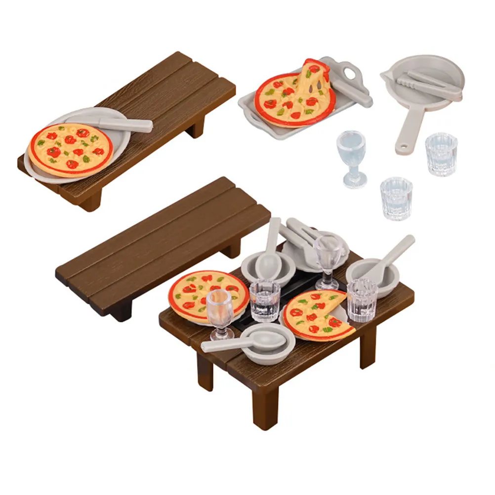 1Set Miniature Dollhouse Barbecue Dining Room Set Pizza Cups Table Chairs Lifelike Kitchen Experience Role
1Set Miniature Dollhouse Barbecue Dining Room Set Pizza Cups Table Chairs Lifelike Kitchen Experience Role