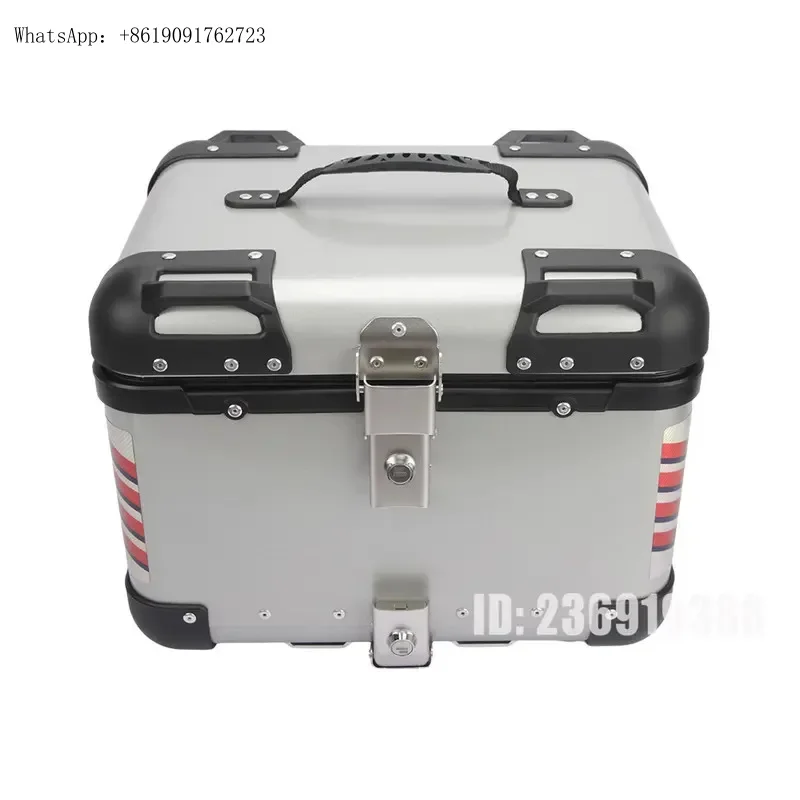 Factory Hot Selling 40L Motorcycle Top Box Case Lage Trunk Helmet Storage Aluminum Tail Rear Travel Cer Universal Accessorie
Factory Hot Selling 40L Motorcycle Top Box Case Lage Trunk Helmet Storage Aluminum Tail Rear Travel Cer Universal Accessorie