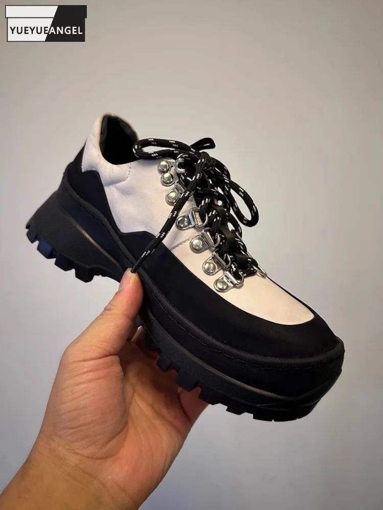 Handmade Pumps Women Summer Cow Genuine Leather Travel Sneakers Lace Up Thick Platform Heels Shoes Patchwork Vintage Work Shoes
Handmade Pumps Women Summer Cow Genuine Leather Travel Sneakers Lace Up Thick Platform Heels Shoes Patchwork Vintage Work Shoes