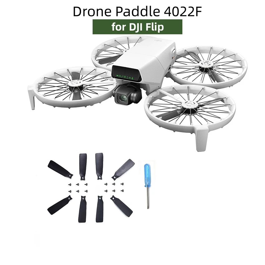 For DJI Flip Blades 4022F Quick Release Replacement Noise Reducing Paddle Blades Propeller Drone Accessories
For DJI Flip Blades 4022F Quick Release Replacement Noise Reducing Paddle Blades Propeller Drone Accessories