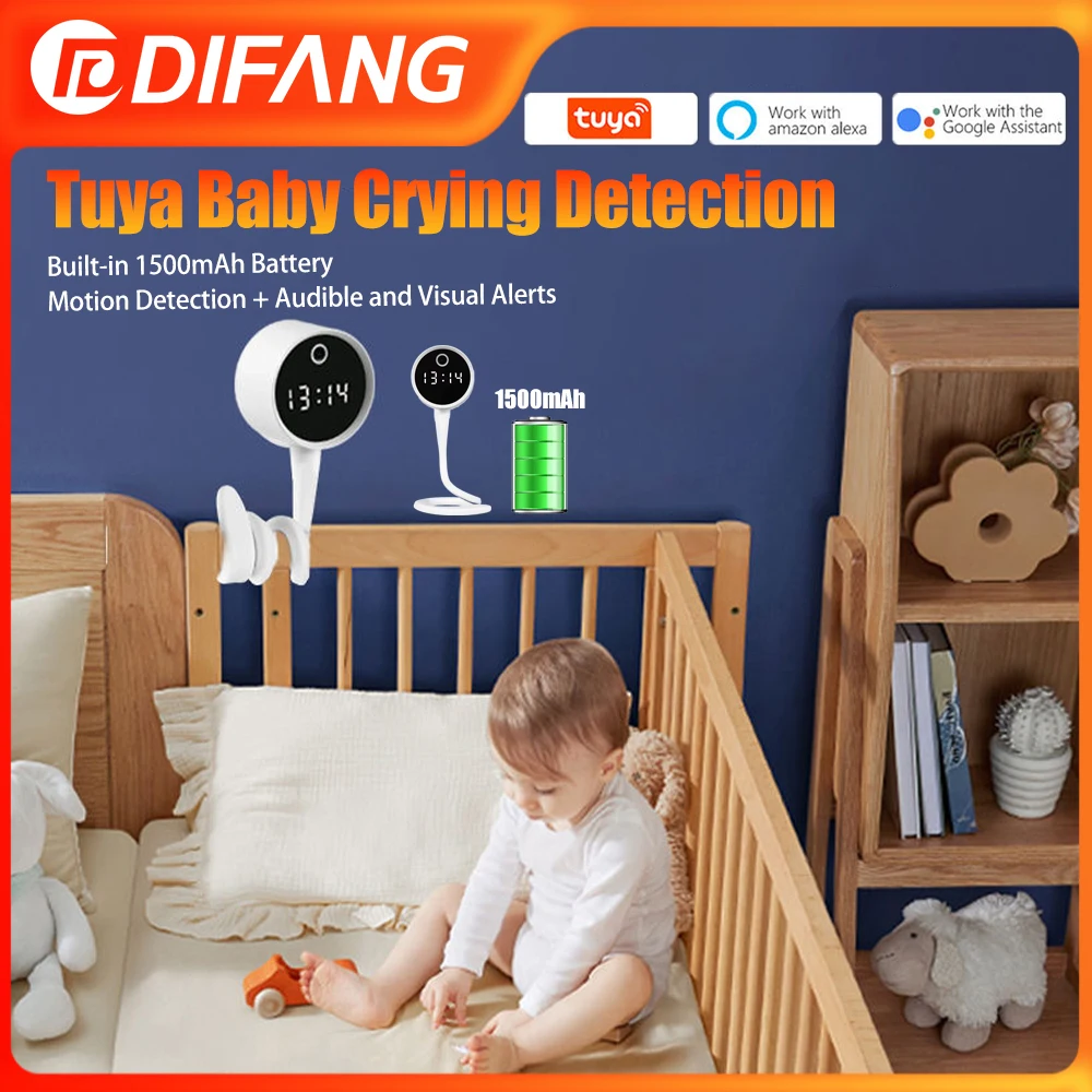 New Tuya Home Smart WiFi Security Camera 5MP HD Baby Crying Detection Motion Tracking Alerts Foldable at Will built-in 1500mAh
New Tuya Home Smart WiFi Security Camera 5MP HD Baby Crying Detection Motion Tracking Alerts Foldable at Will built-in 1500mAh