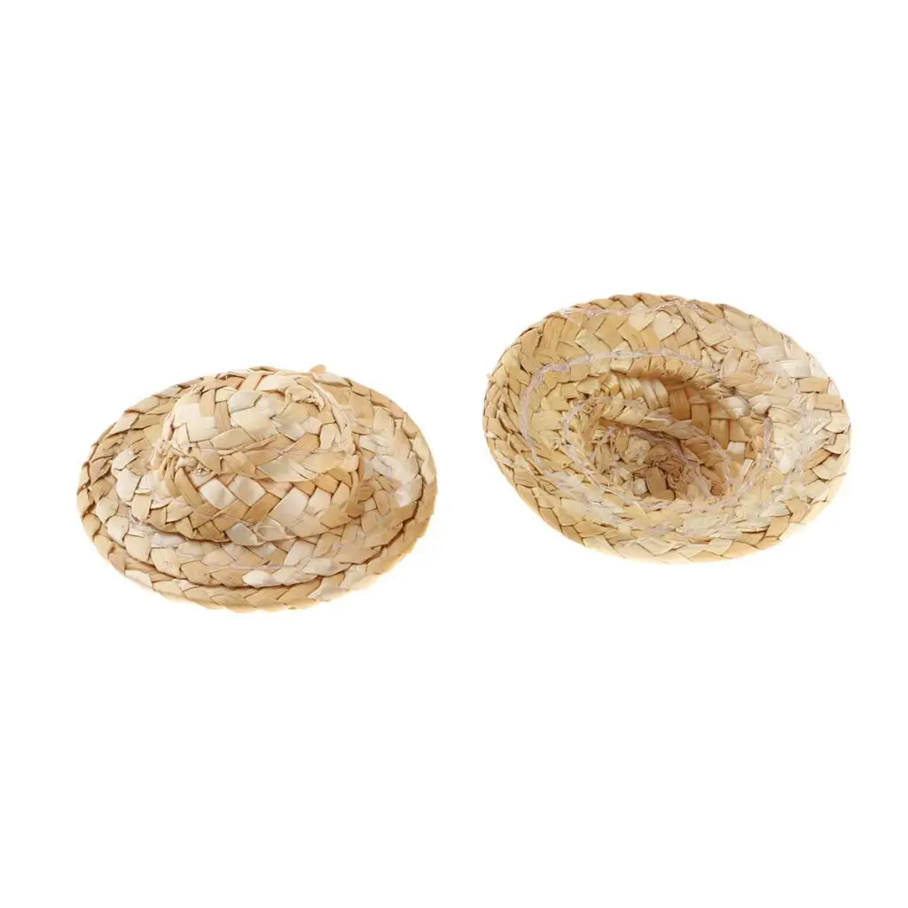 Miniature Straw Hats for Dolls Synthetic Fiber Mini Sunhat Ornament for Dollhouse Life Scene Decoration
Miniature Straw Hats for Dolls Synthetic Fiber Mini Sunhat Ornament for Dollhouse Life Scene Decoration